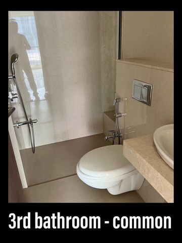 Bathroom in 3 BHK Apartment at L And T Seawoods Residences, Seawoods – for Sale