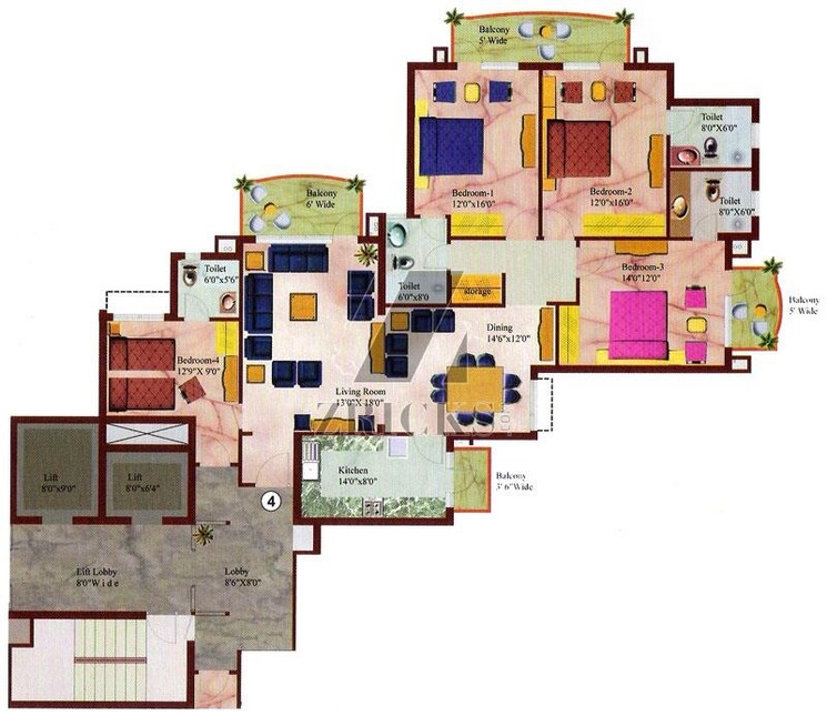 Master Plan, dlf-building-10 3.5 Bedroom 300 Sq.Yd. Builder Floor In Dlf Phase ii Gurgaon 7842843