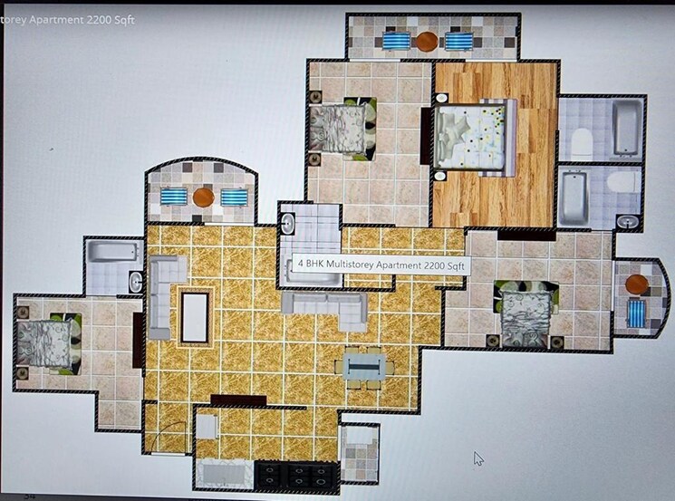 Master Plan, dlf-building-10 3.5 Bedroom 300 Sq.Yd. Builder Floor In Dlf Phase ii Gurgaon 7842843