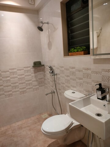 Bathroom in 1 BHK Apartment at Ajmera 78 Lake Town, Bhandup West – for Sale