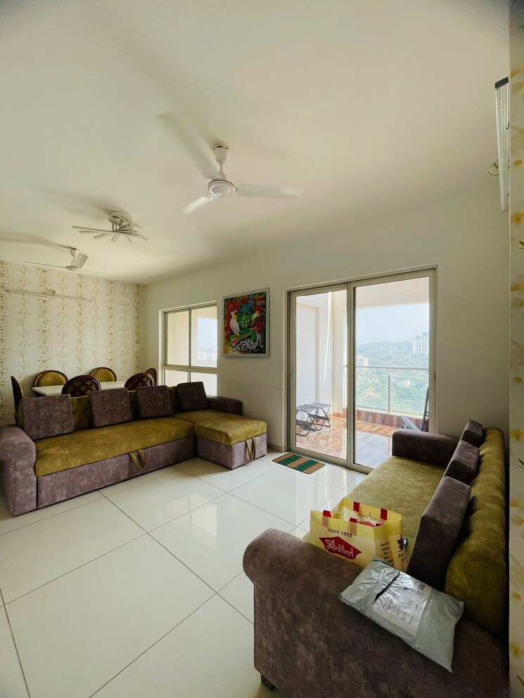 Living Room, puranik-abitante 3 Bedroom 1100 Sq.Ft. Apartment In Bavdhan Pune 7843242