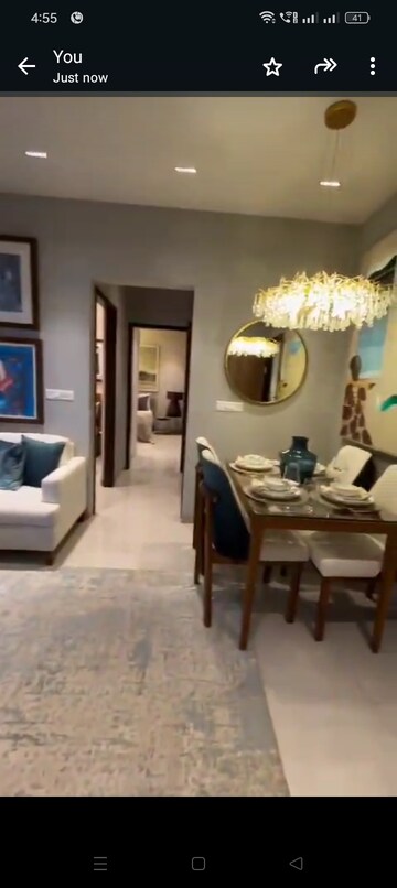 Living Room in 2 BHK Apartment at Piramal Vaikunth, Balkum Pada – for Sale