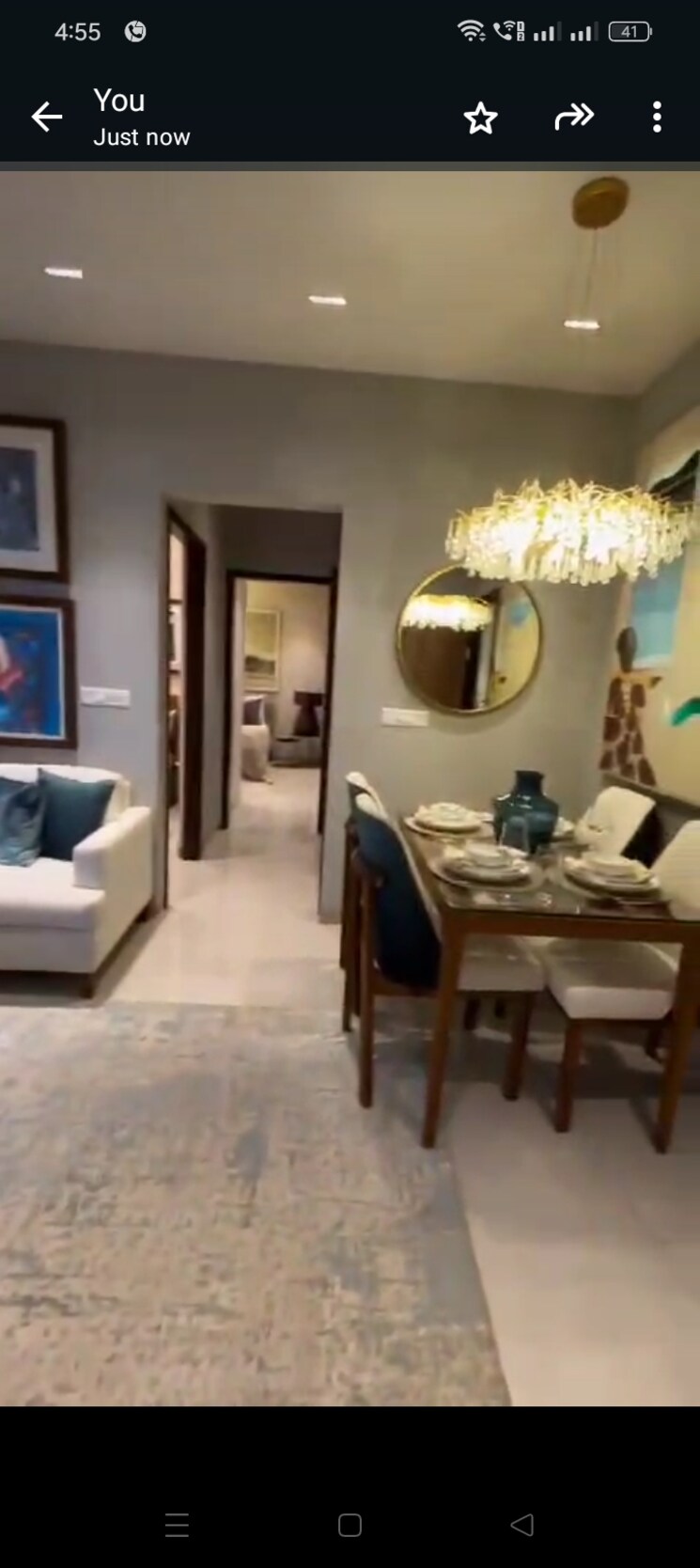 Living Room, piramal-vaikunth 2 Bedroom 530 Sq.Ft. Apartment In Balkum Pada Thane 7843483