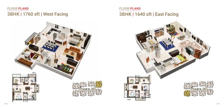 Floor Plan, ark-samyak 3 Bedroom 1550 Sq.Ft. Apartment In Bachupally Hyderabad 7843529