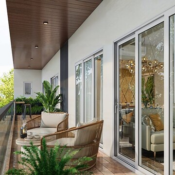 Balcony in 4 BHK Apartment at Godrej Zenith, Sector 89 – for Sale