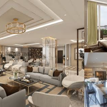 Living Room in 5 BHK Apartment at DLF The Camellias, Sector 42 – for Sale