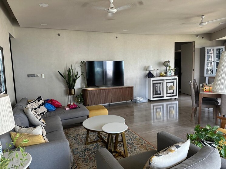 Living Room, lodha-the-world-towers-world-one-tier-2 3 Bedroom 1800 Sq.Ft. Apartment In Worli Mumbai 7844569