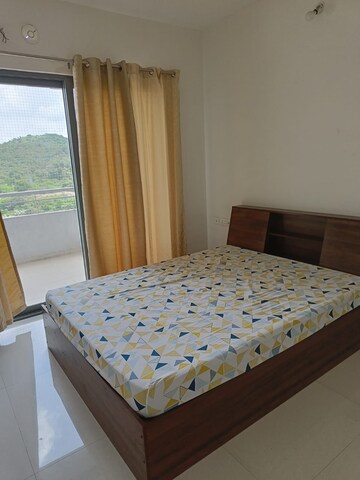 Bedroom in 3 BHK Apartment at Rohan Madhuban Phase 2, Bavdhan – for Rent