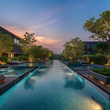 Swimming Pool in 3.5 BHK Builder Floor at Lodha Massimo, Baner – for Sale