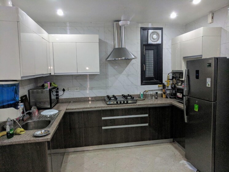 Kitchen, hauz khas 2.5 Bedroom 1400 Sq.Ft. Builder Floor In Hauz Khas Delhi 7844939