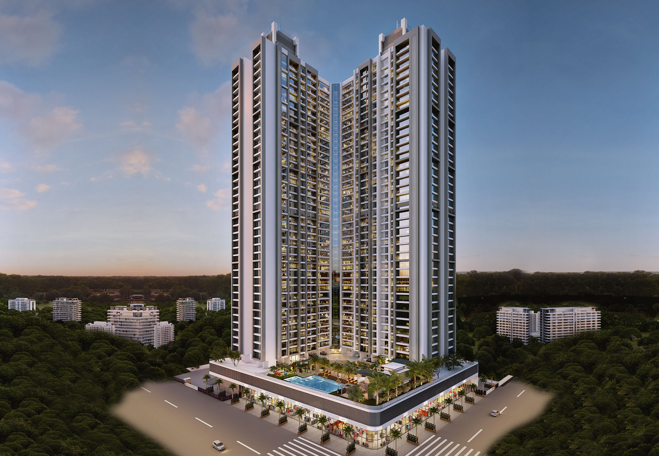 2 BHK Apartment For Resale in Rajesh Raj Infinia Malad West Mumbai  7845056