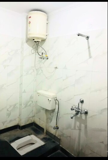 Bathroom in 2 BHK Builder Floor at Mehrauli – for Rent