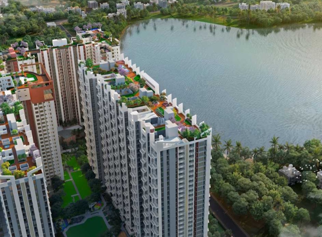 3 BHK + Study Room 1125 Sq.Ft. Apartment in Merlin Serenia