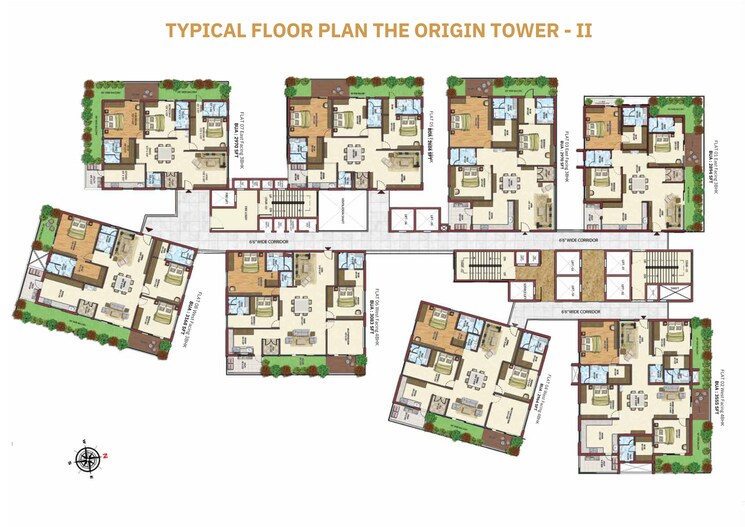 Master Plan, namitha-360-life 3 Bedroom 2427 Sq.Ft. Apartment In Kothaguda Hyderabad 7845646