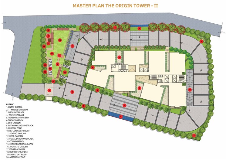 Master Plan, namitha-360-life 3 Bedroom 2427 Sq.Ft. Apartment In Kothaguda Hyderabad 7845646