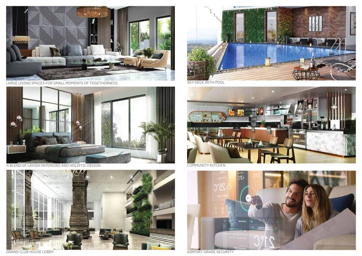 Kitchen, namitha-360-life 3 Bedroom 2427 Sq.Ft. Apartment In Kothaguda Hyderabad 7845646