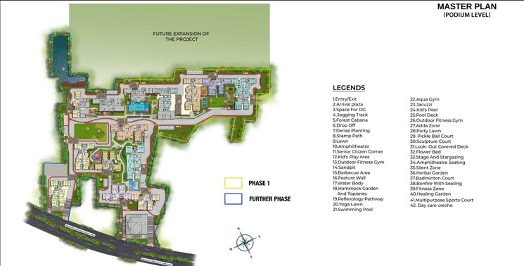 Master Plan, srijan-optima 3 Bedroom 1430 Sq.Ft. Apartment In Rajarhat New Town Kolkata 7845657