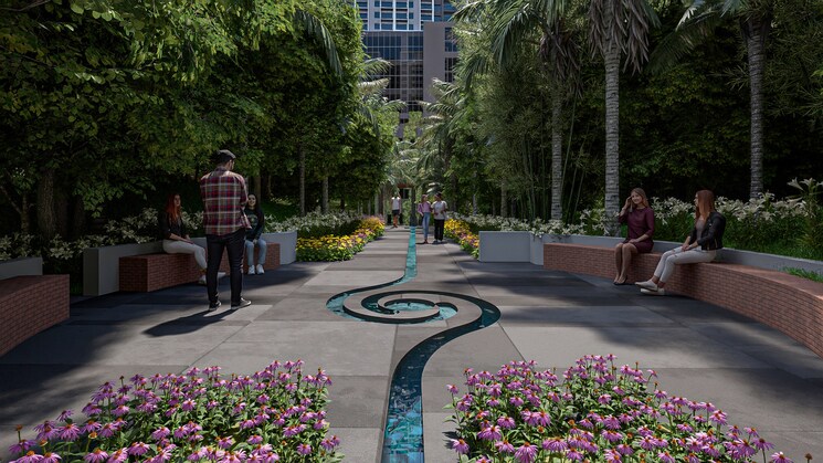 Garden, kohinoor-central-park 2 Bedroom 803 Sq.Ft. Apartment In Hinjewadi Pune 7846336