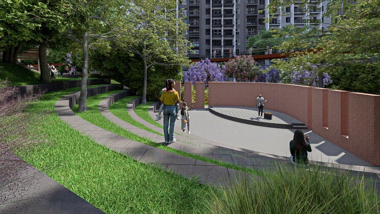 Garden, kohinoor-central-park 2 Bedroom 803 Sq.Ft. Apartment In Hinjewadi Pune 7846336