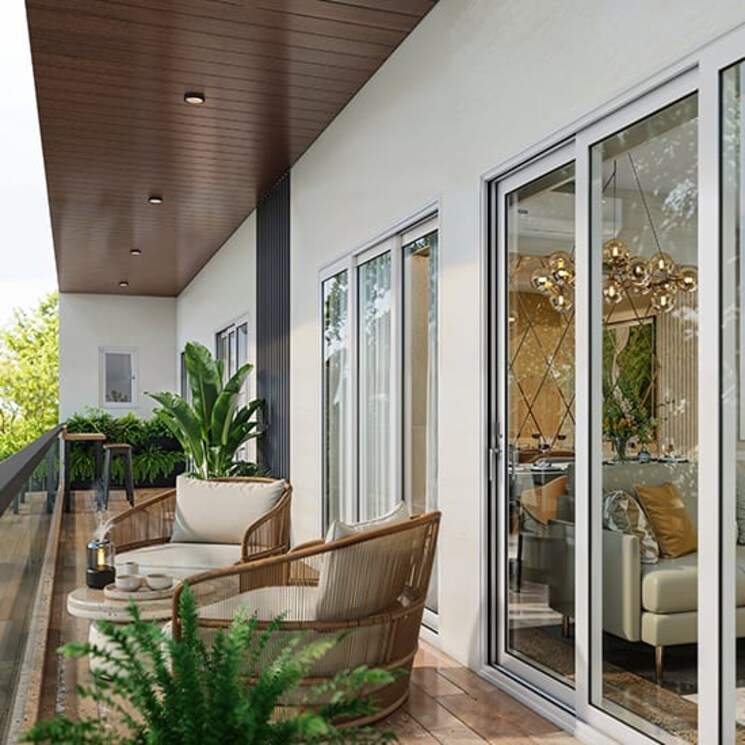 Balcony, godrej-zenith 4 Bedroom 2433 Sq.Ft. Apartment In Sector 89 Gurgaon 7846498