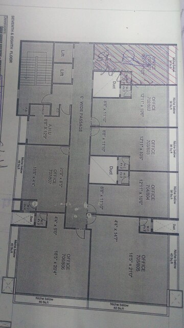 Floor Plan in  Office Space at Shah Prima, Kharghar – for Rent