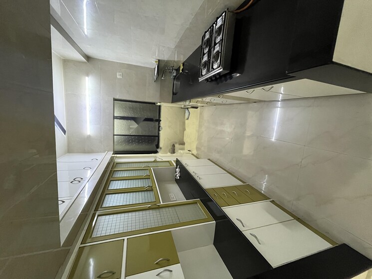 Kitchen, corner-view-terrace 2 Bedroom 1200 Sq.Ft. Apartment In Yerawada Pune 7846535