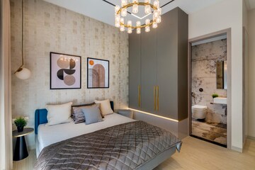 Bedroom in 3 BHK Apartment at Unique K Pune, Bavdhan – for Sale