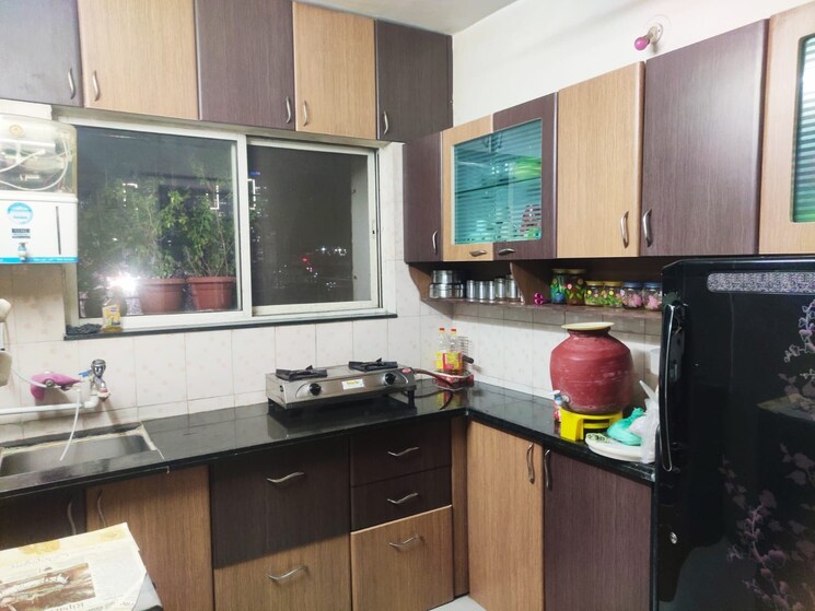Kitchen, greenfield-society 1 Bedroom 620 Sq.Ft. Apartment In Hadapsar Pune 7846682