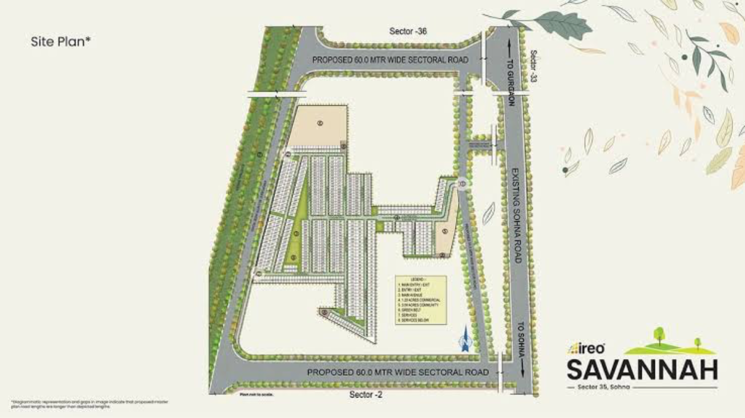 Master Plan, ireo-savannah  179 Sq.Yd. Plot In Sohna Sector 33 Gurgaon 7846781