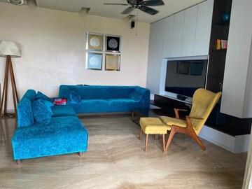 Living Room in 3.5 BHK Apartment at Marvel Diva 2, Magarpatta City – for Sale