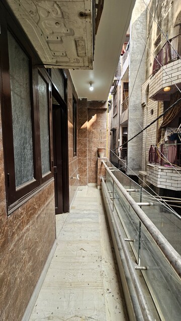 Balcony in 3 BHK Builder Floor at Laxmi Nagar – for Sale