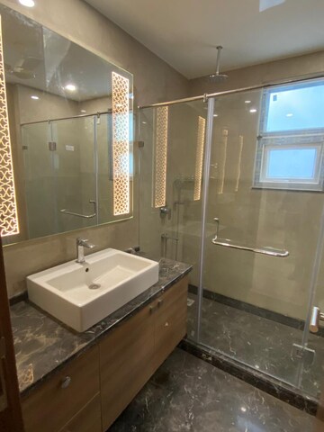 Bathroom in 4 BHK Builder Floor at Safdarjang Enclave – for Rent