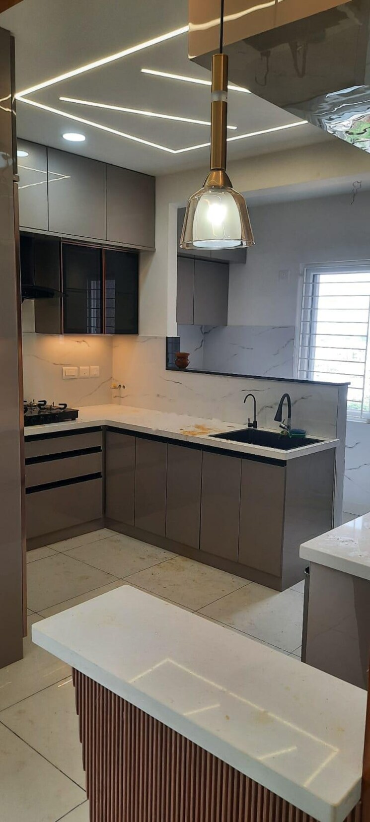 Kitchen, bonsai-arbour 3 Bedroom 1700 Sq.Ft. Apartment In Tellapur Hyderabad 7848442