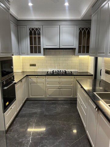Kitchen in 3 BHK Builder Floor at Sector 71 – for Sale