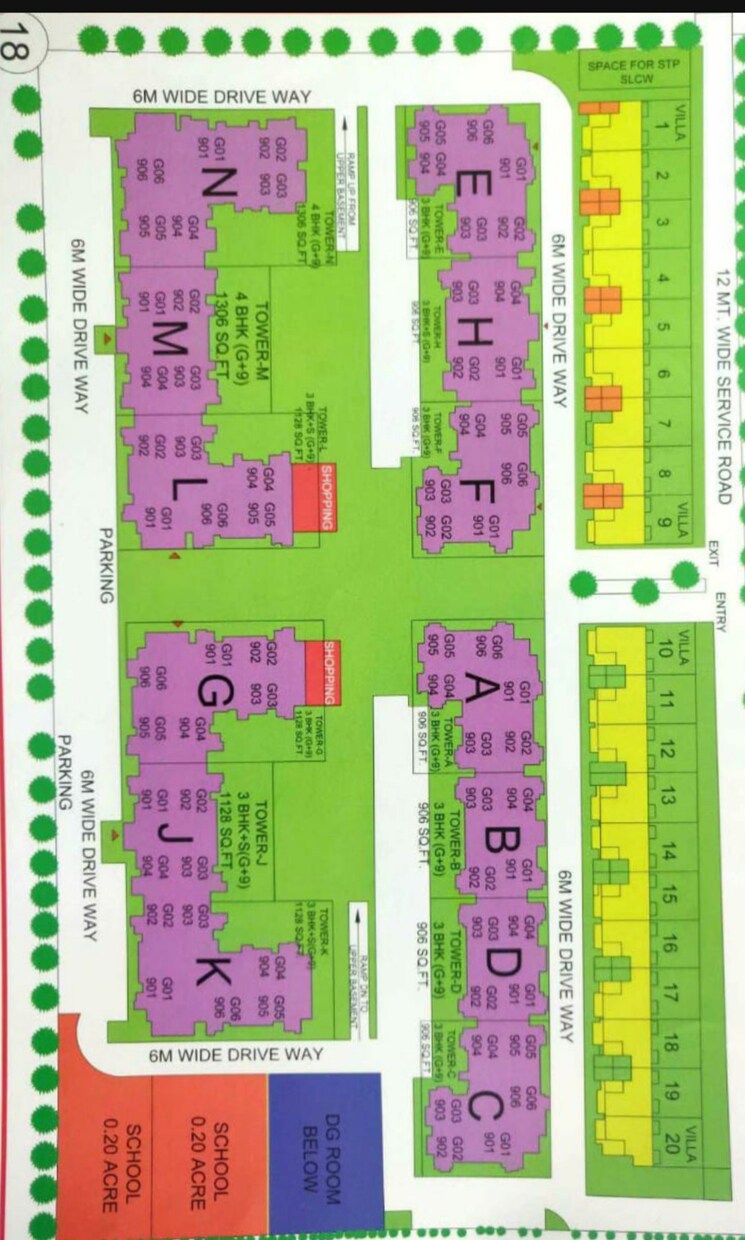 Master Plan, bptp-park-elite-premium 3 Bedroom 981 Sq.Ft. Apartment In Sector 84 Faridabad 7849050