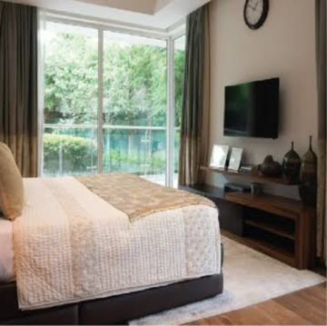 Bedroom in 4 BHK Penthouse at Mahindra Luminare, Sector 59 – for Sale