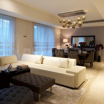 Living Room in 4 BHK Penthouse at Mahindra Luminare, Sector 59 – for Sale