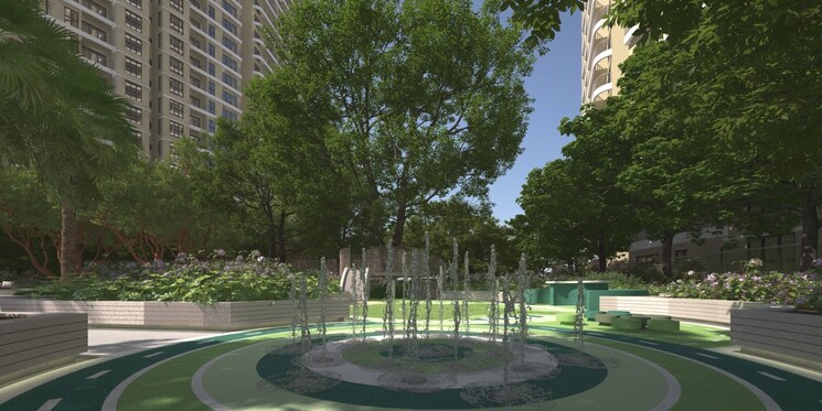 Garden, siddha-serena 2.5 Bedroom 870 Sq.Ft. Apartment In New Town Kolkata 7849710