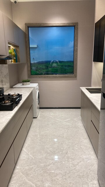Kitchen in 2 BHK Apartment at Sunteck One World, Naigaon East – for Sale