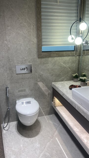 Bathroom in 2 BHK Apartment at Sunteck One World, Naigaon East – for Sale