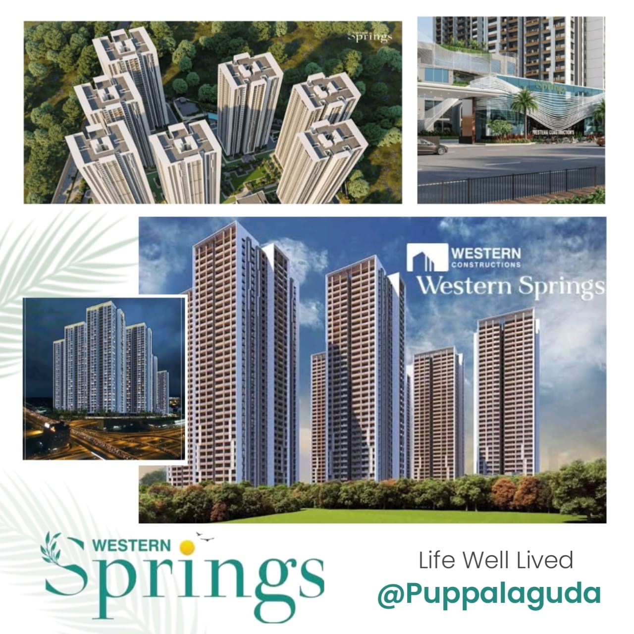 3 BHK Apartment For Resale in Western Springs Puppalaguda Hyderabad  7850082