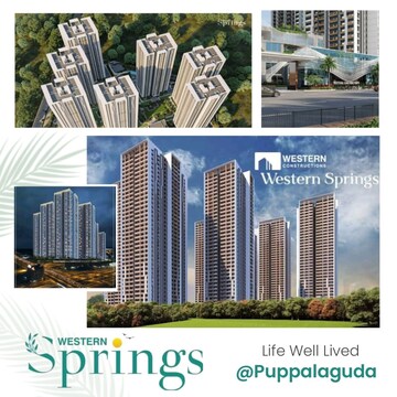 3 BHK Apartment For Sale in Western Springs, Puppalaguda