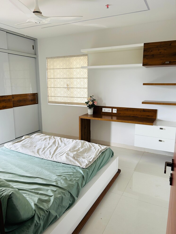 Bedroom, bricks-cyberwoods 3 Bedroom 2110 Sq.Ft. Apartment In Osman Nagar Hyderabad 7850135