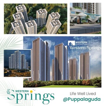 3 BHK Apartment For Resale in Western Springs Puppalaguda Hyderabad  7850679