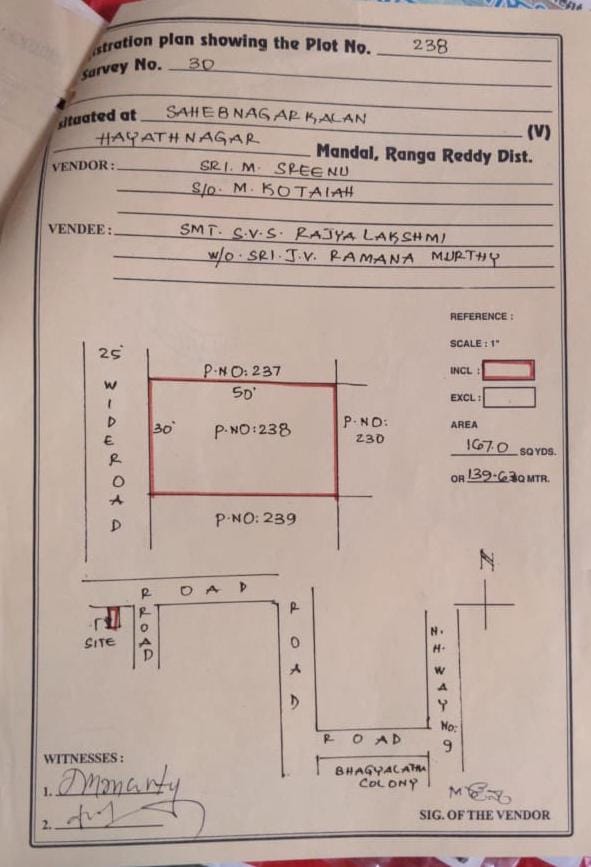 Plot For Resale in Vanasthalipuram Hyderabad  7850749