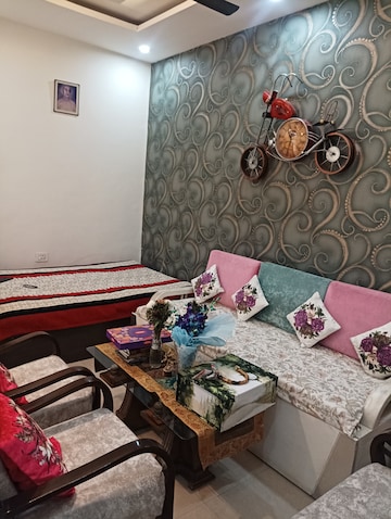 Bedroom in 2 BHK Builder Floor at Guru Nanak Enclave, Dhakoli Village – for Sale
