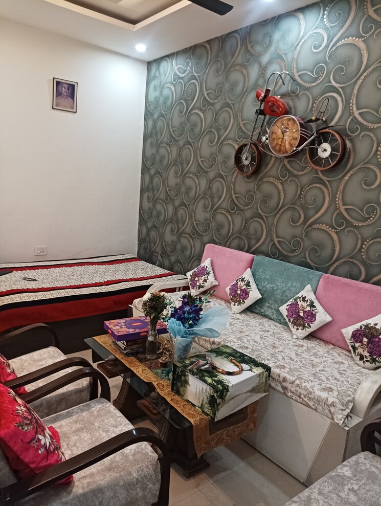 Bedroom, guru-nanak-enclave 2 Bedroom 1500 Sq.Ft. Builder Floor In Dhakoli Village Zirakpur 7850776