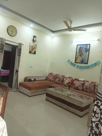Living Room in 2 BHK Builder Floor at Dhakoli Village – for Sale