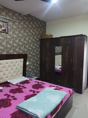 Bedroom in 2 BHK Builder Floor at Dhakoli Village – for Sale