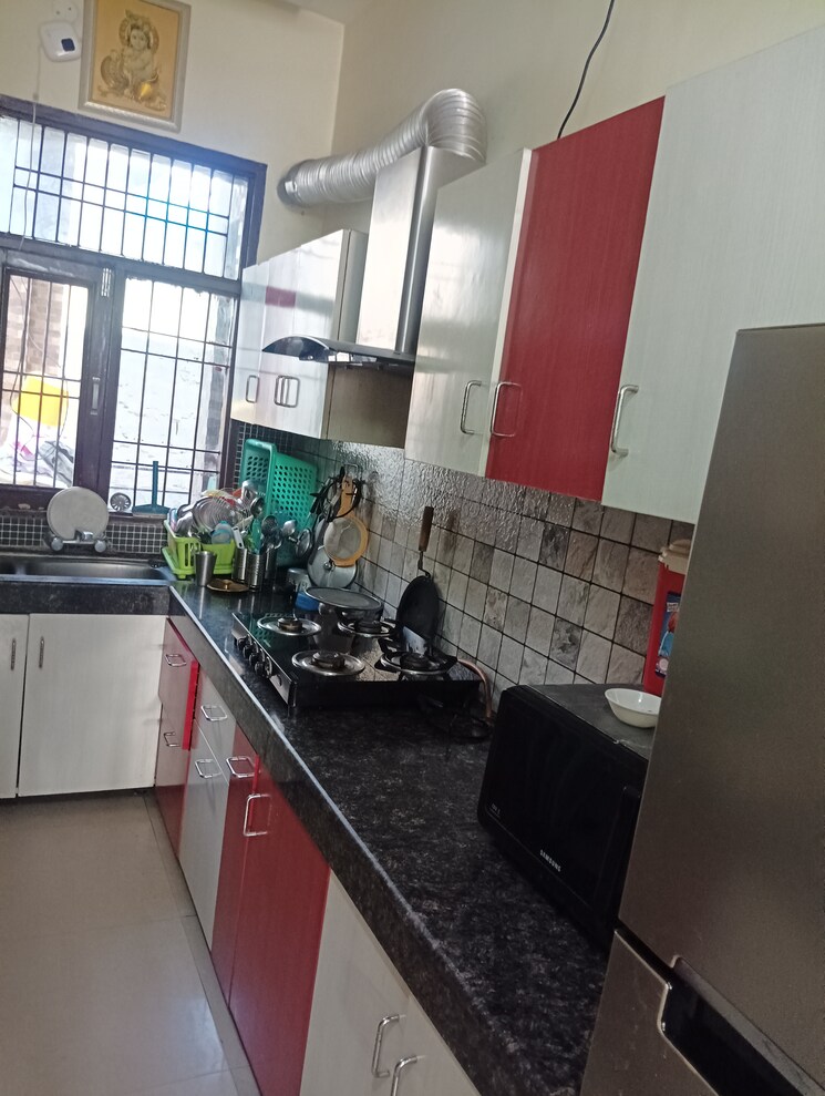 Kitchen, dhakoli village 2 Bedroom 1500 Sq.Ft. Builder Floor In Dhakoli Village Zirakpur 7850782